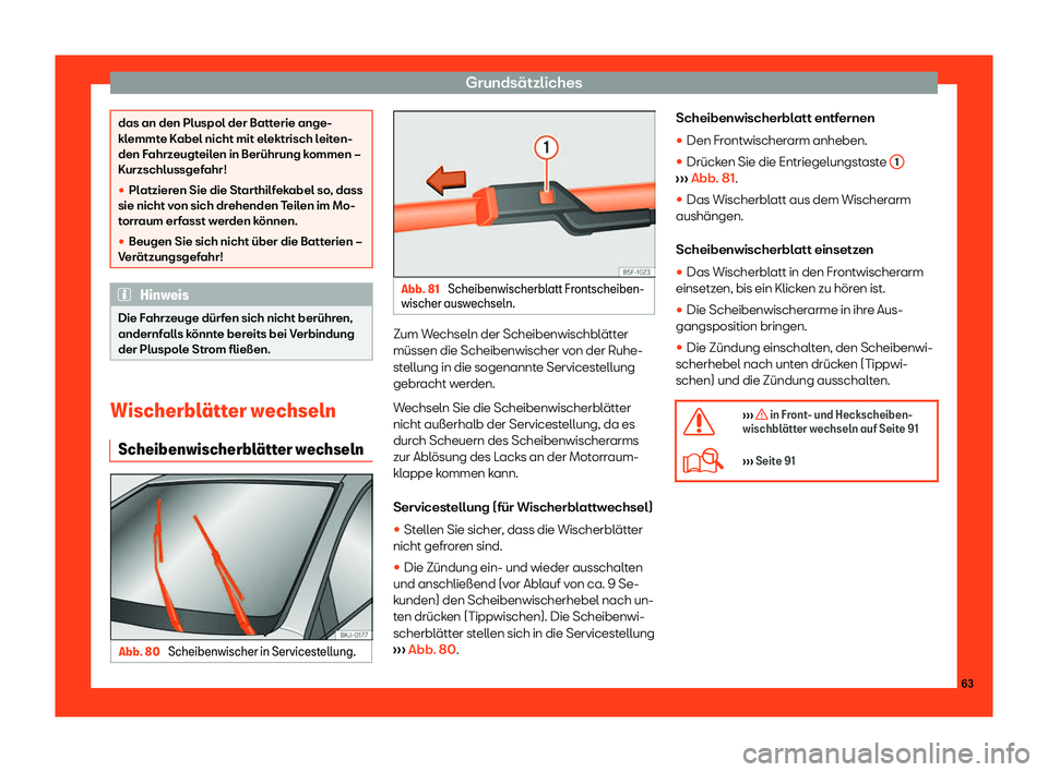 Seat Arona 2019  Betriebsanleitung (in German) Grunds