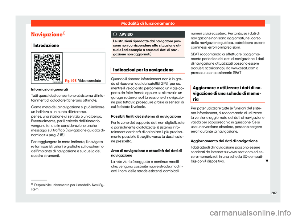 Seat Arona 2019  Manuale del proprietario (in Italian) Modalit