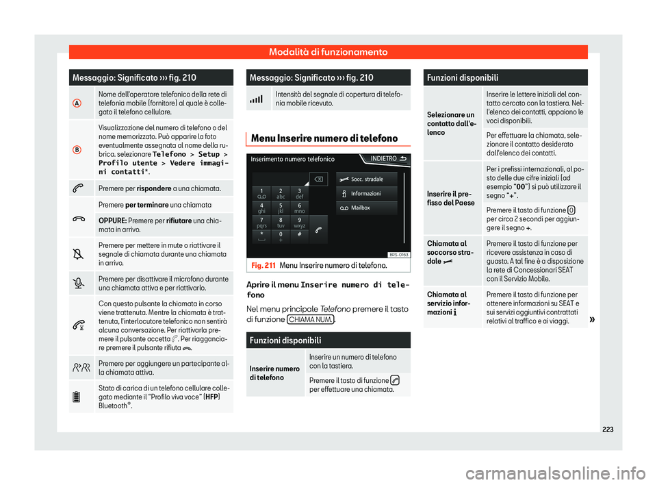 Seat Arona 2019  Manuale del proprietario (in Italian) Modalit