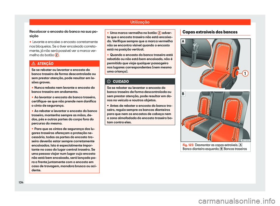 Seat Arona 2019  Manual do proprietário (in Portuguese)  Utiliza