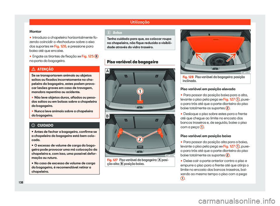 Seat Arona 2019  Manual do proprietário (in Portuguese)  Utiliza