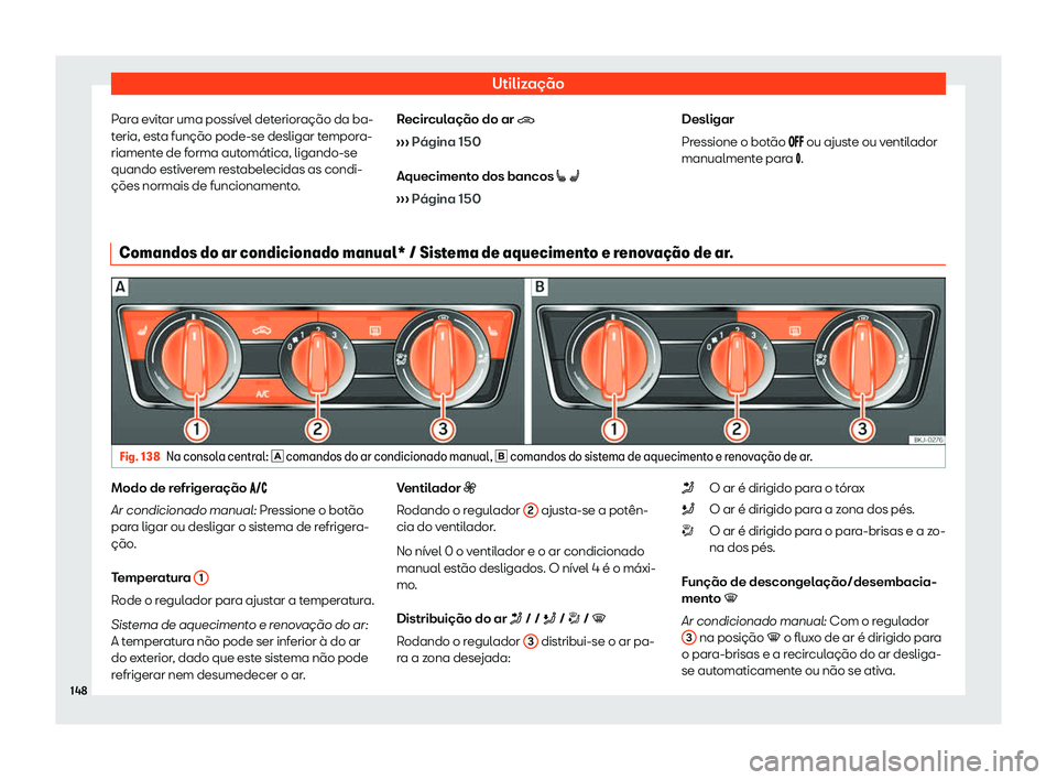 Seat Arona 2019  Manual do proprietário (in Portuguese)  Utiliza