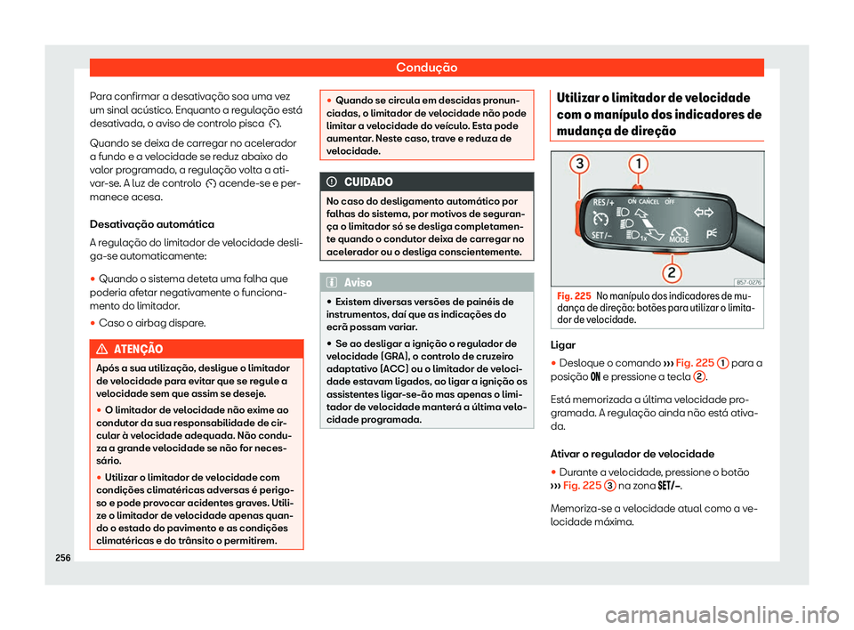 Seat Arona 2019  Manual do proprietário (in Portuguese)  Condu