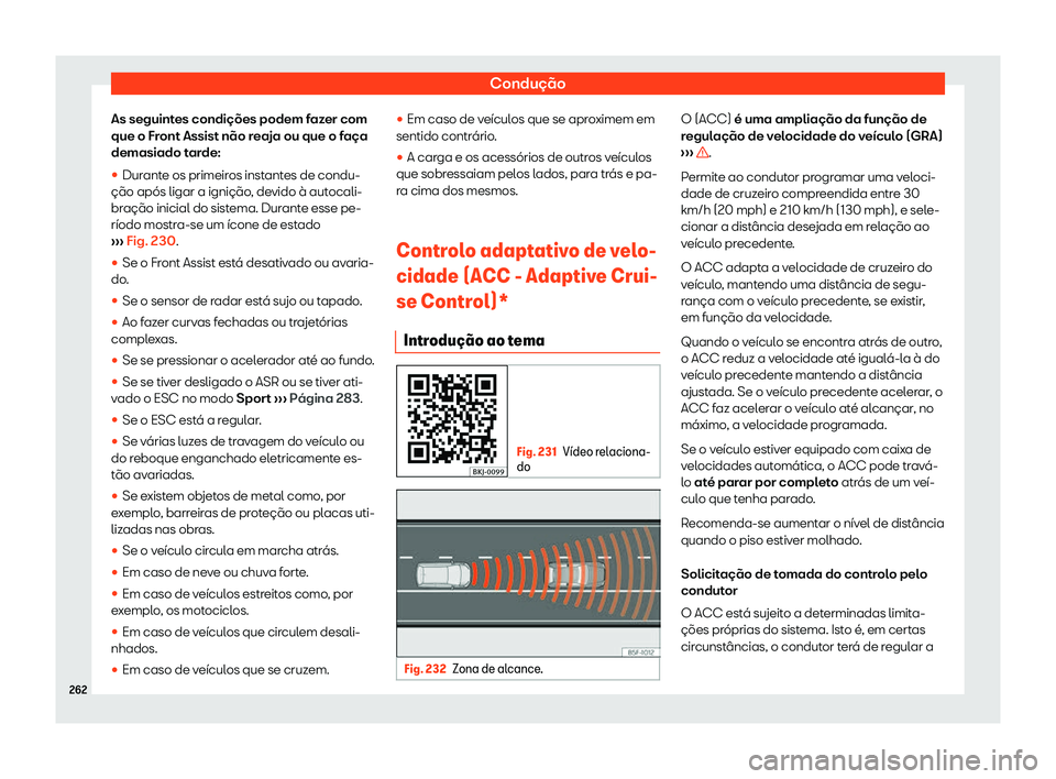 Seat Arona 2019  Manual do proprietário (in Portuguese)  Condu