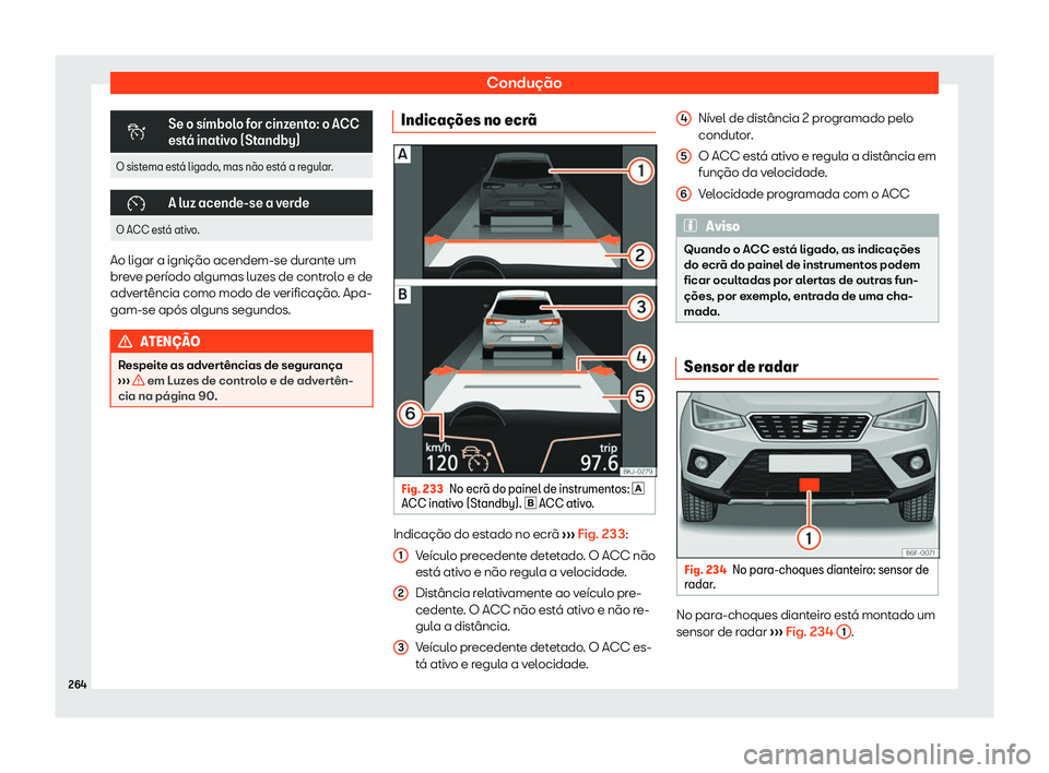 Seat Arona 2019  Manual do proprietário (in Portuguese)  Condu