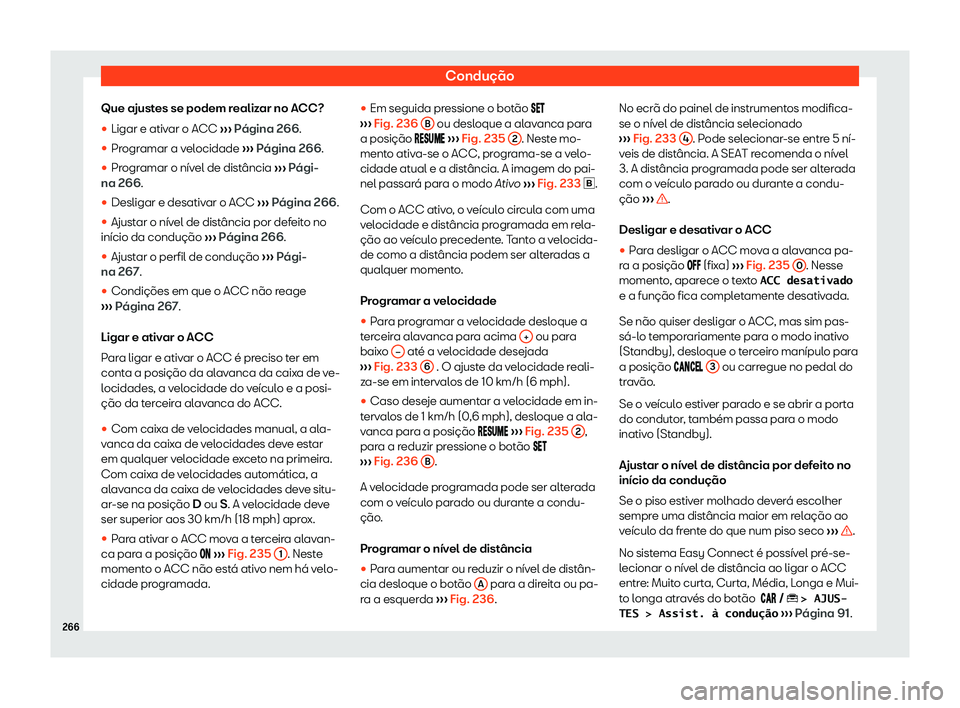 Seat Arona 2019  Manual do proprietário (in Portuguese)  Condu