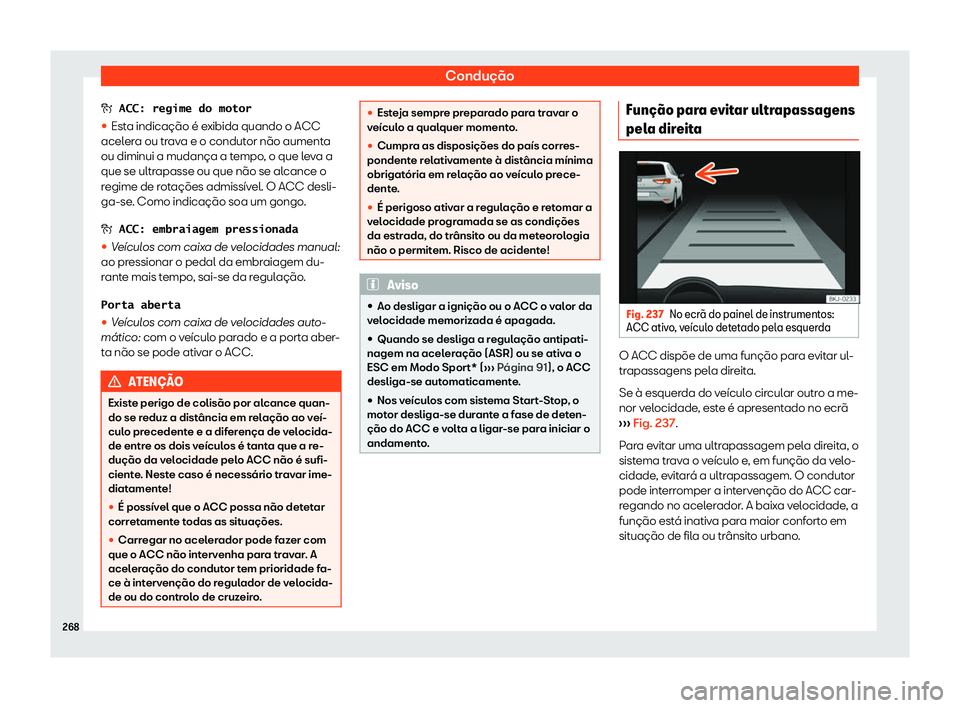 Seat Arona 2019  Manual do proprietário (in Portuguese)  Condu