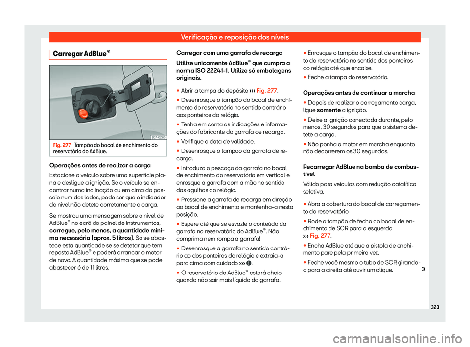 Seat Arona 2019  Manual do proprietário (in Portuguese)  Verifica