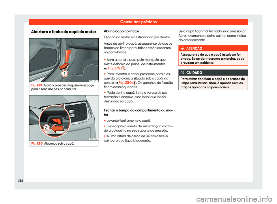Seat Arona 2019  Manual do proprietário (in Portuguese)  Conselhos pr