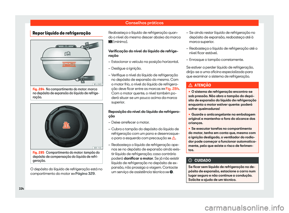 Seat Arona 2019  Manual do proprietário (in Portuguese)  Conselhos pr