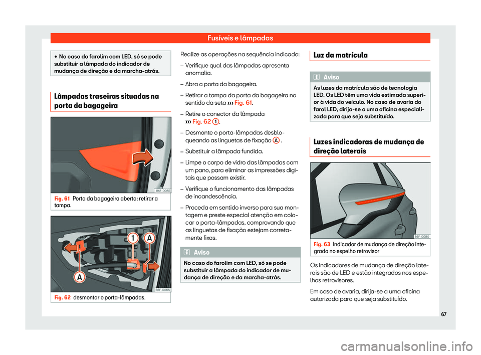 Seat Arona 2019  Manual do proprietário (in Portuguese)  Fus