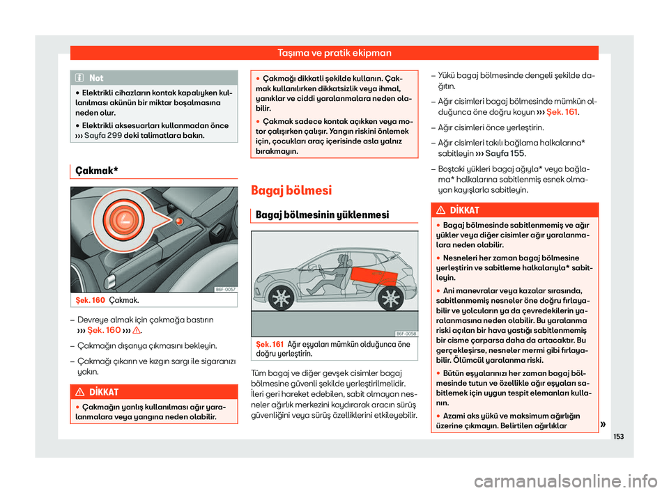 Seat Arona 2019  Kullanım Kılavuzu (in Turkish) Ta
