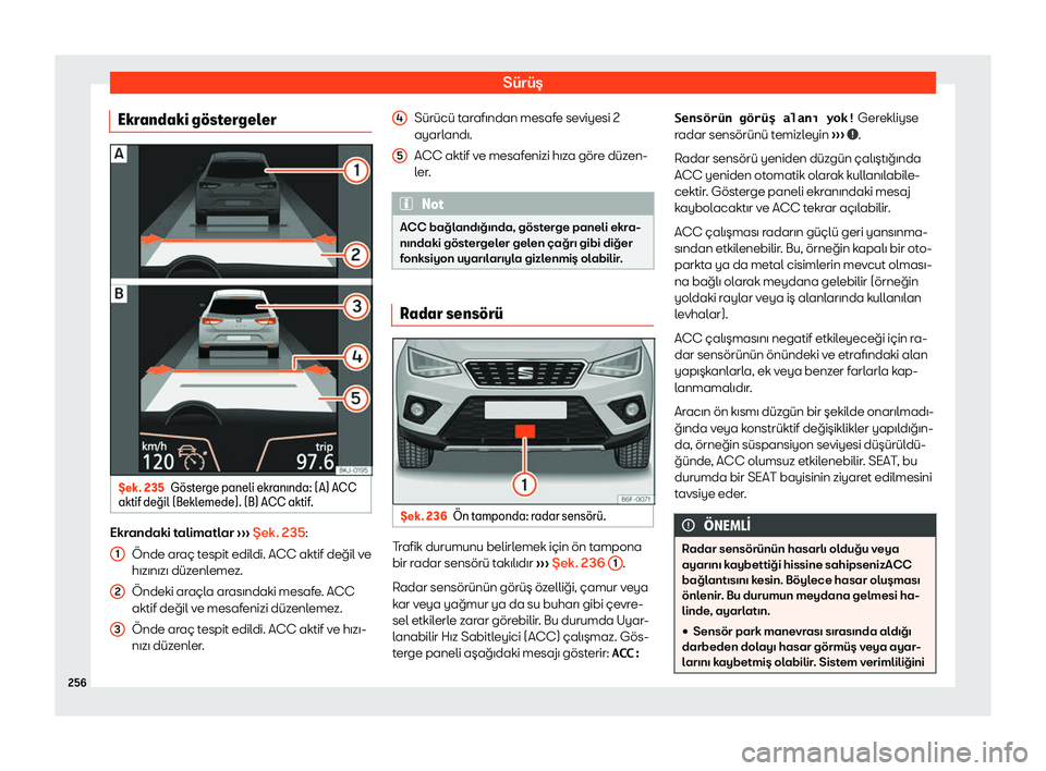 Seat Arona 2019  Kullanım Kılavuzu (in Turkish) S