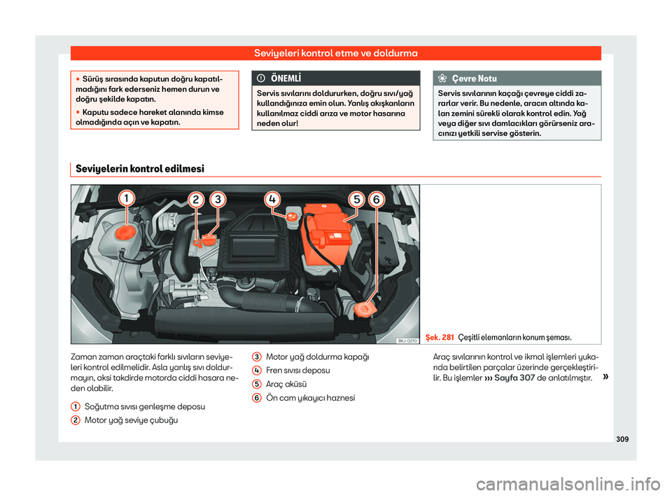 Seat Arona 2019  Kullanım Kılavuzu (in Turkish) Sev