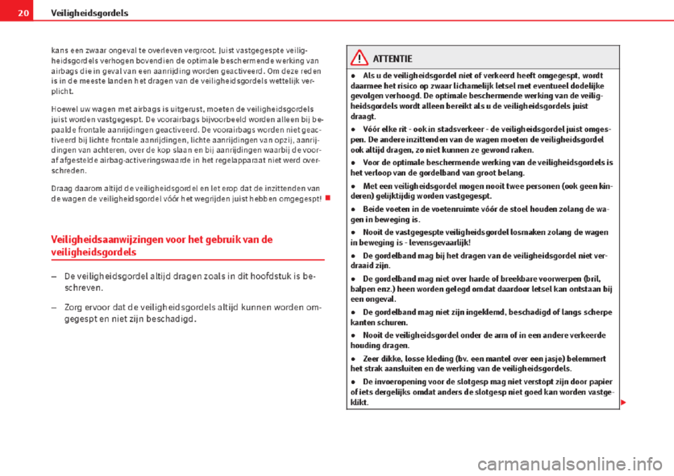 Seat Altea 2015  Handleiding (in Dutch) 