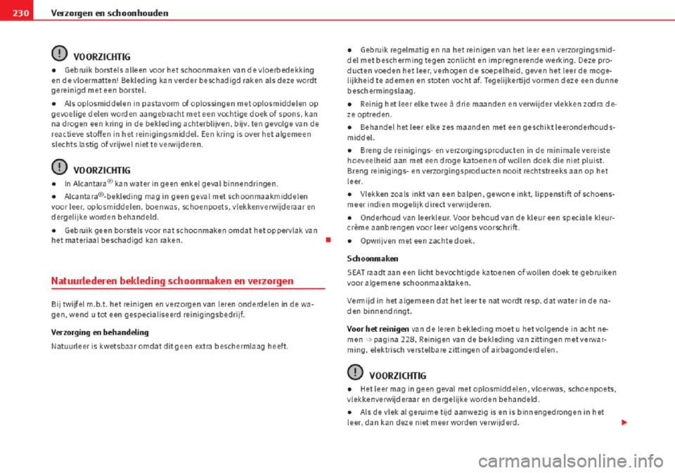 Seat Altea 2015  Handleiding (in Dutch) 