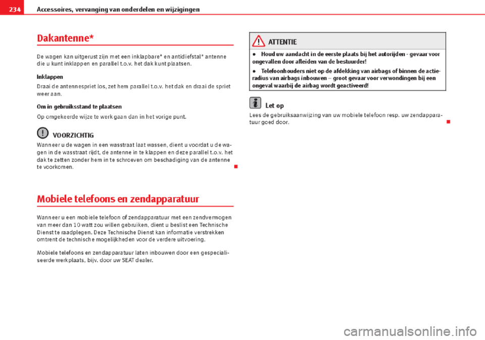 Seat Altea 2015  Handleiding (in Dutch) 