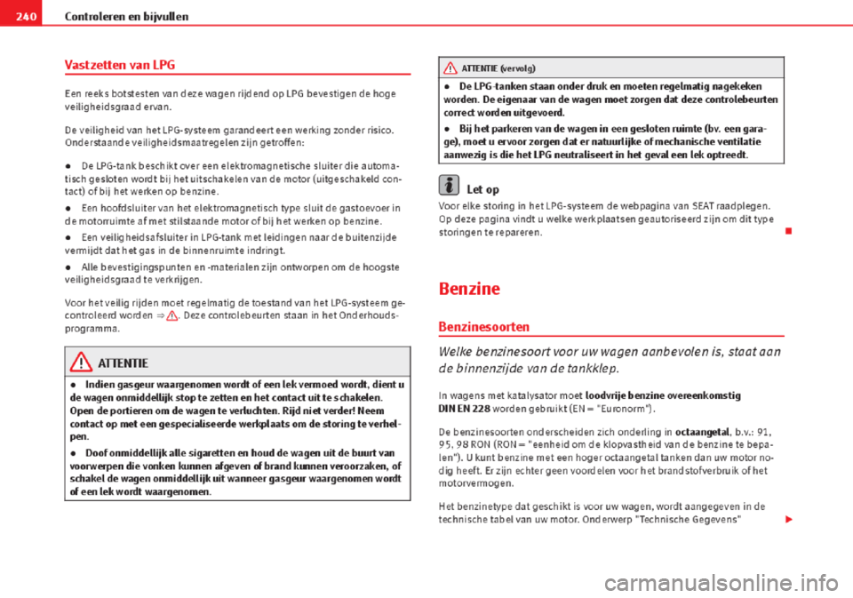 Seat Altea 2015  Handleiding (in Dutch) 