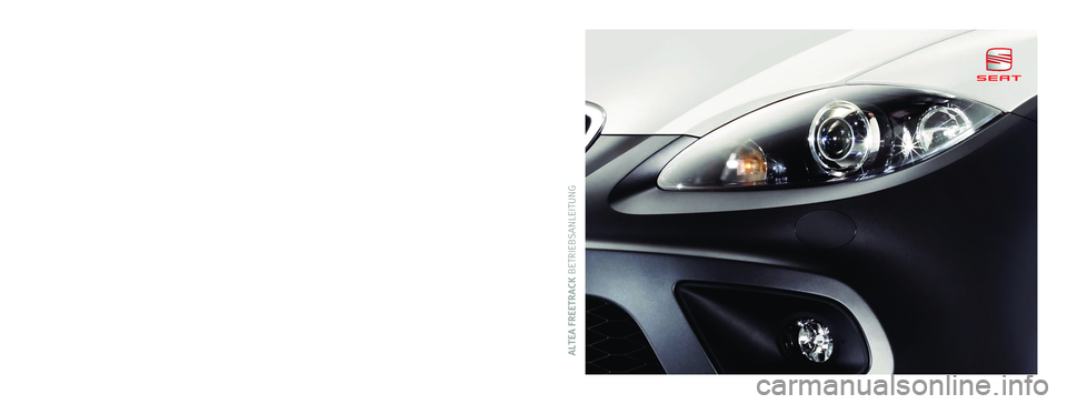 Seat Altea Freetrack 2012  Betriebsanleitung (in German) 
