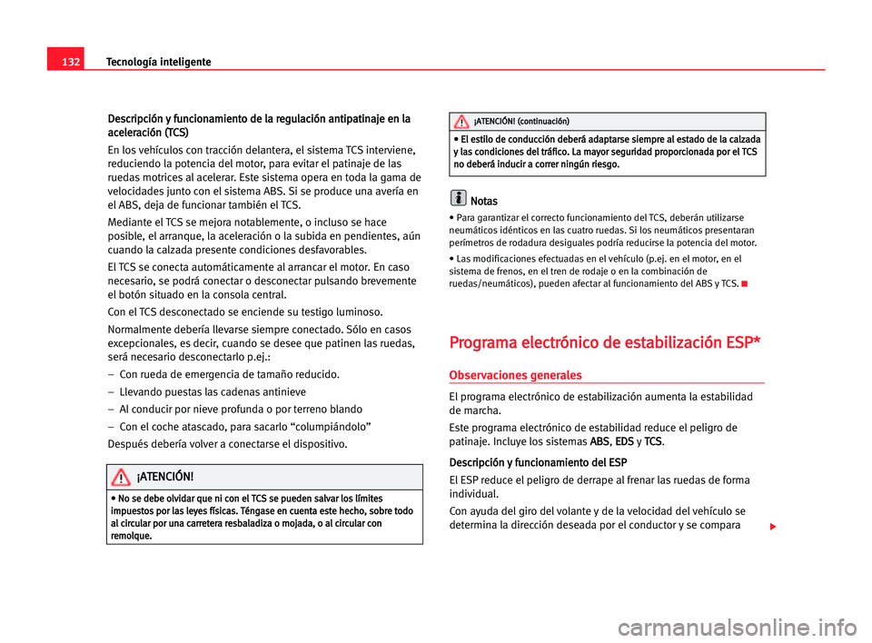Seat Cordoba 2005 Manual del propietario (in Spanish) Tecnología inteligente132
D De
es
sc
cr
ri
ip
pc
ci
ió
ón
n yy ffu
un
nc
ci
io
on
na
am
mi
ie
en
nt
to
o dde
e lla
a rre
eg
gu
ul
la
ac
ci
ió
ón
n aan
nt
ti
ip
pa
at
ti
in
na
aj
je
e een
n lla
a
Seat Cordoba 2005 Manual del propietario (in Spanish) Tecnología inteligente132
D De
es
sc
cr
ri
ip
pc
ci
ió
ón
n yy ffu
un
nc
ci
io
on
na
am
mi
ie
en
nt
to
o dde
e lla
a rre
eg
gu
ul
la
ac
ci
ió
ón
n aan
nt
ti
ip
pa
at
ti
in
na
aj
je
e een
n lla
a