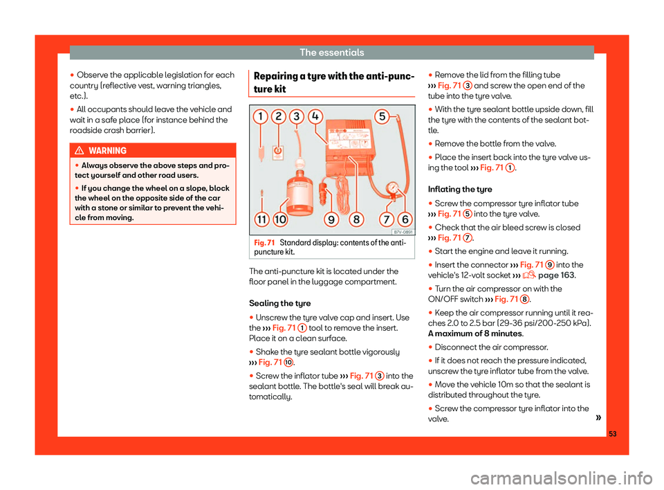 Seat Leon Sportstourer 2018  Owners manual The essentials
