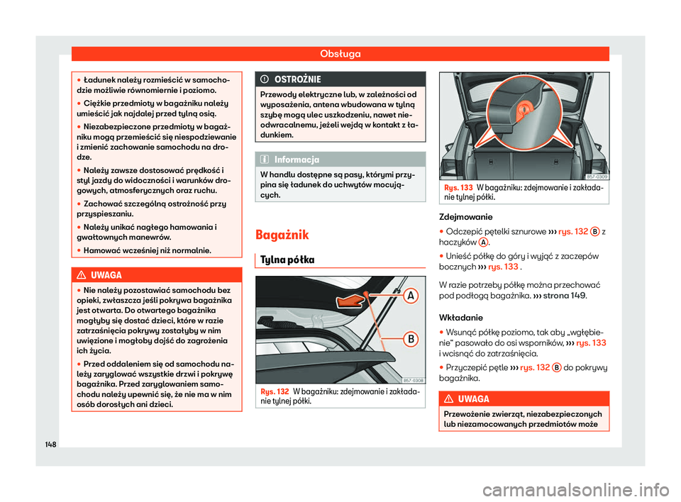 Seat Ateca 2020  Instrukcja Obsługi (in Polish) Obsługa
