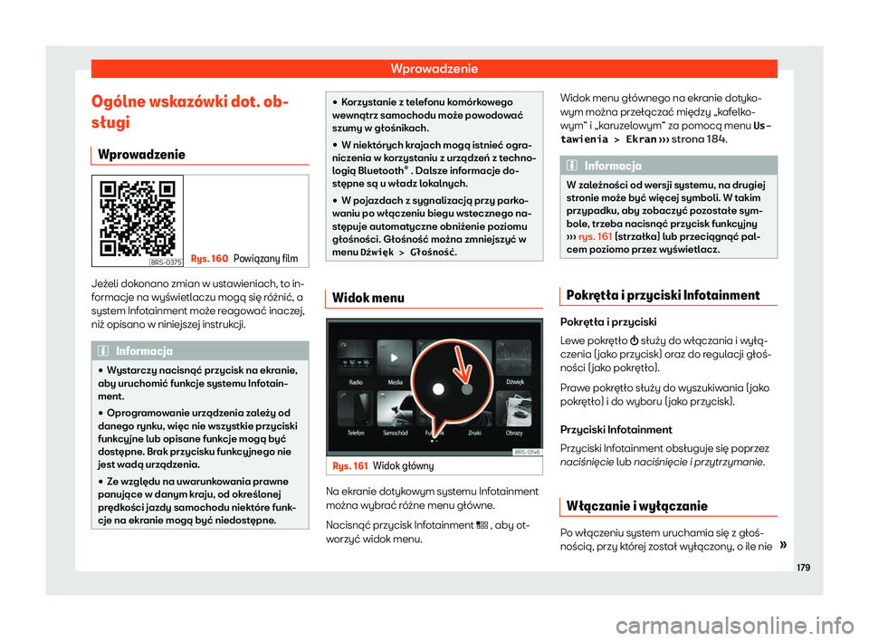 Seat Ateca 2020  Instrukcja Obsługi (in Polish) Wprowadzenie
Og