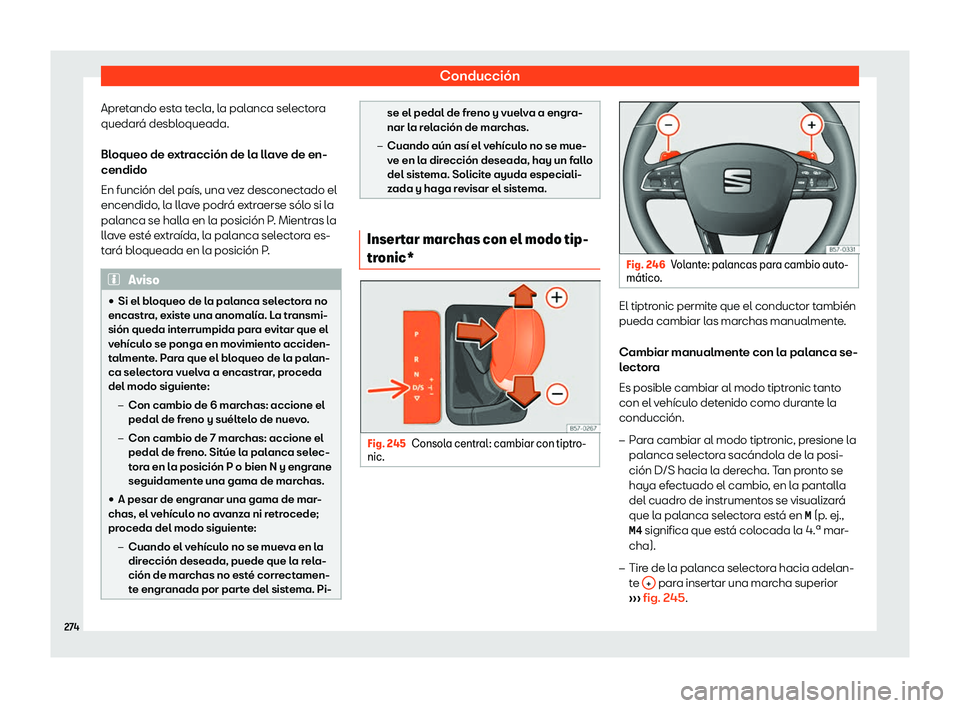 Seat Ateca 2019  Manual del propietario (in Spanish) Conducci