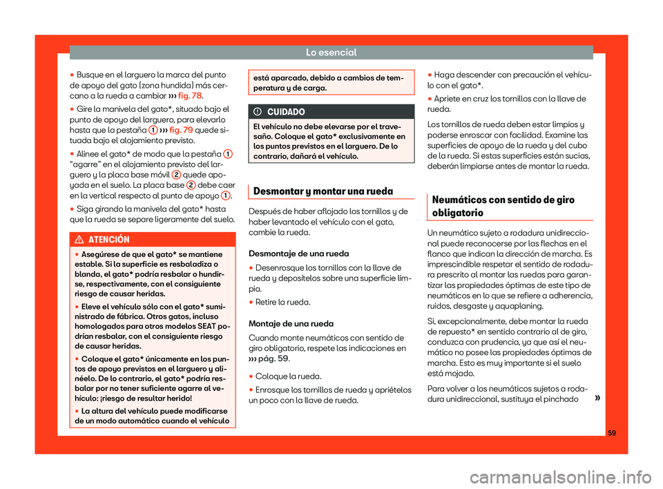 Seat Ateca 2019  Manual del propietario (in Spanish) Lo esencial
