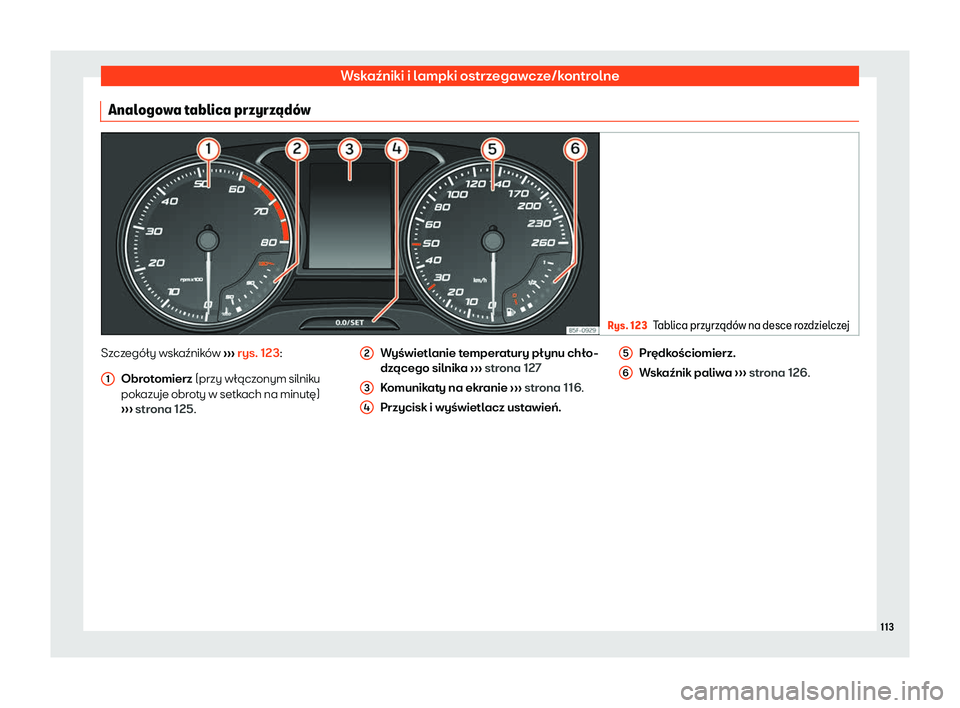 Seat Ateca 2019  Instrukcja Obsługi (in Polish) Wska