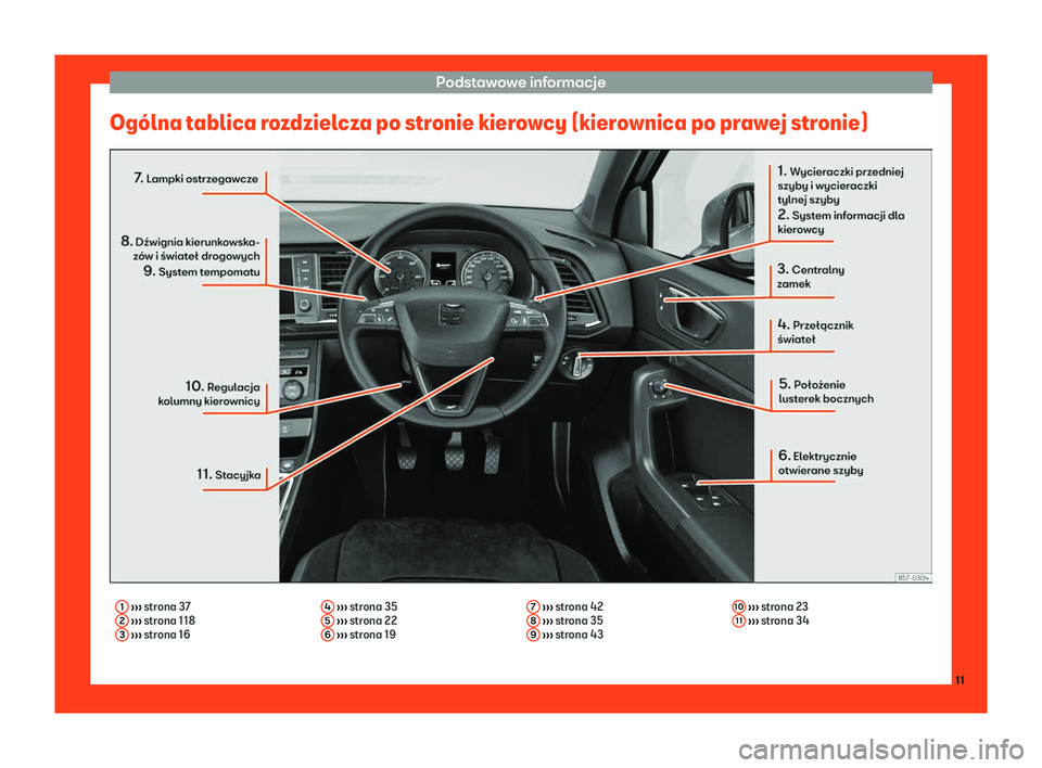 Seat Ateca 2019  Instrukcja Obsługi (in Polish) Podstawowe informacje
Og