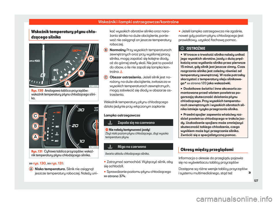 Seat Ateca 2019  Instrukcja Obsługi (in Polish) Wska