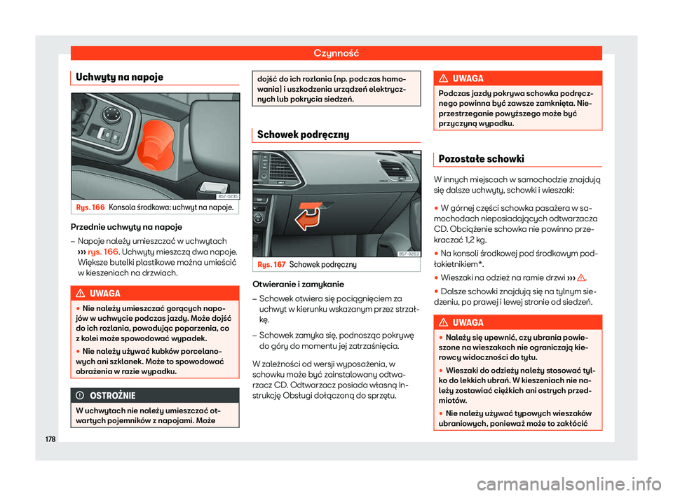 Seat Ateca 2019  Instrukcja Obsługi (in Polish) Czynno
