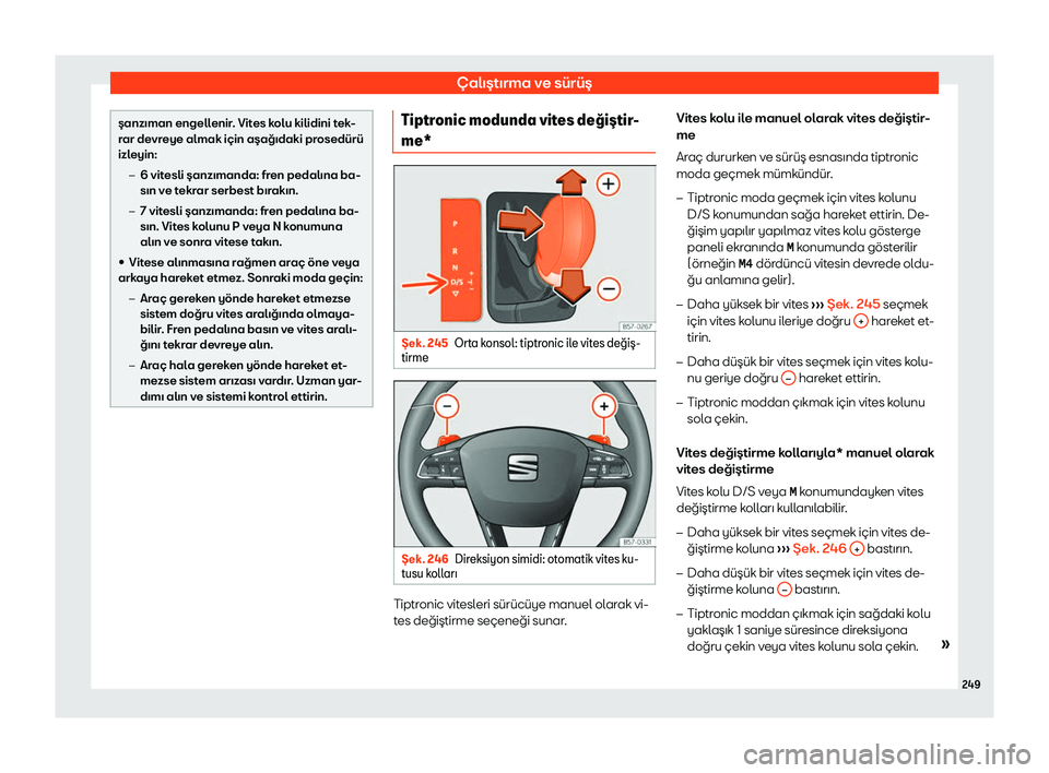 Seat Ateca 2019  Kullanım Kılavuzu (in Turkish) 