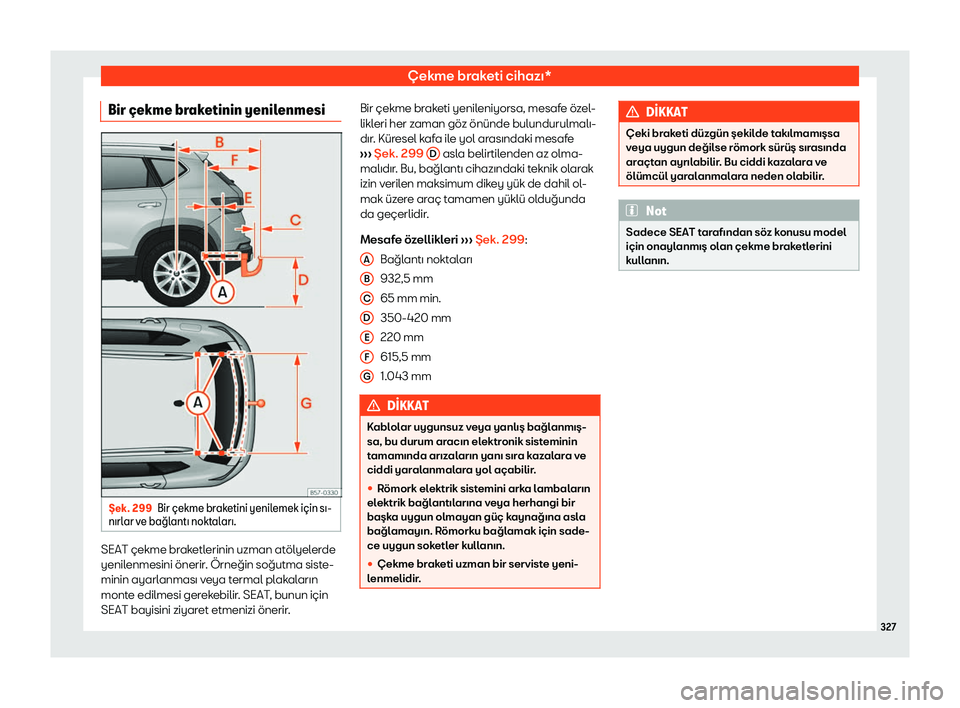Seat Ateca 2019  Kullanım Kılavuzu (in Turkish) 