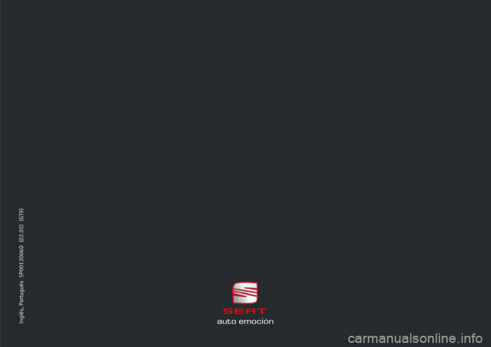 Seat Toledo 2005  RADIO MP3 Inglés, Portugués  5P0012006D (02.05)  (GT9)auto emoción 