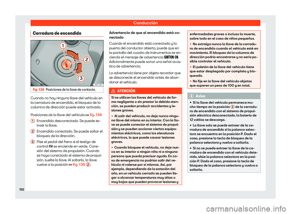 Seat Mii electric 2020  Manual de instrucciones (in Spanish) Conducci