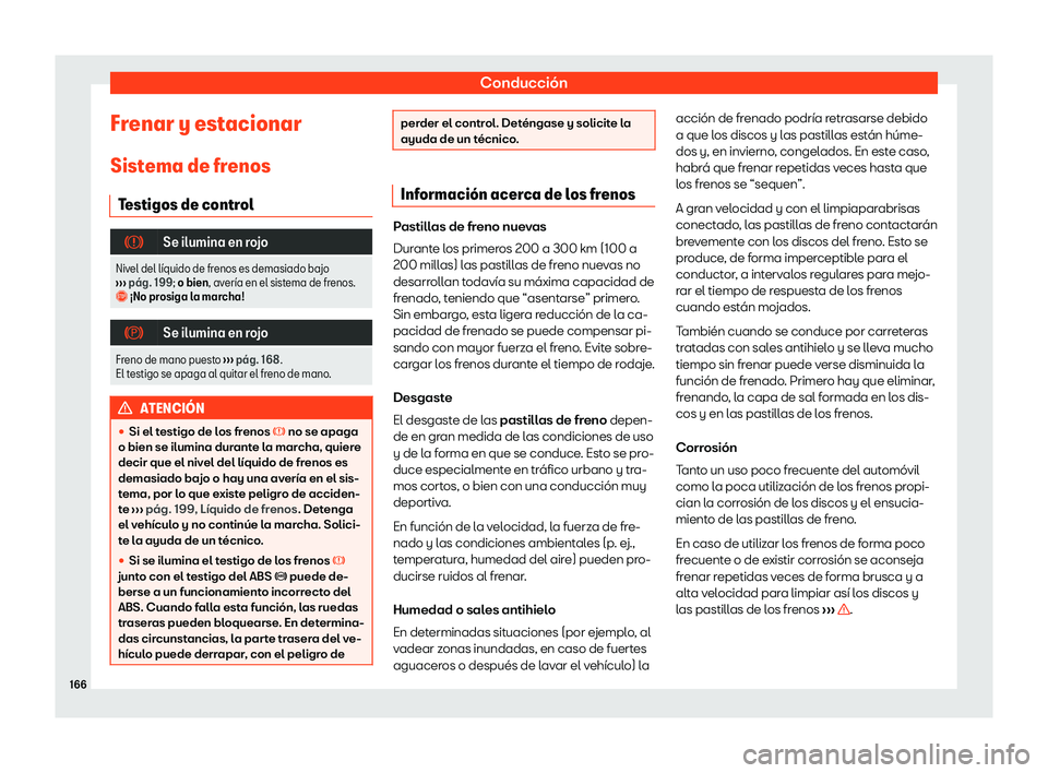 Seat Mii electric 2020  Manual de instrucciones (in Spanish) Conducci