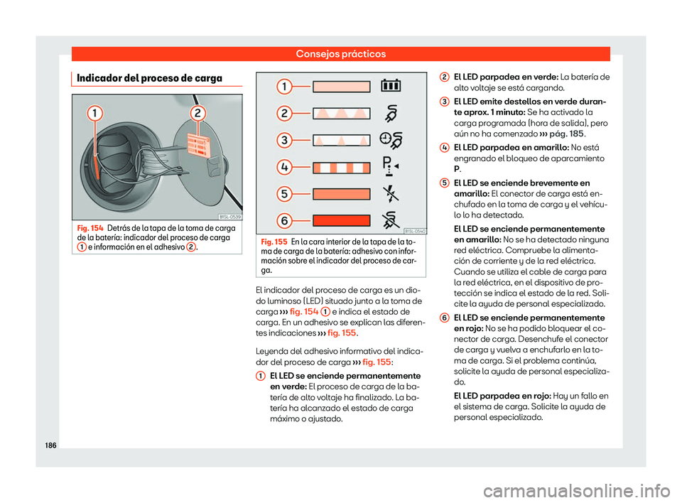Seat Mii electric 2020  Manual de instrucciones (in Spanish) Consejos pr