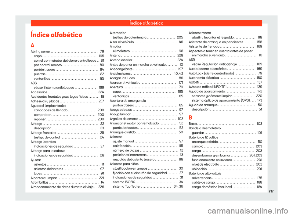 Seat Mii electric 2020  Manual de instrucciones (in Spanish) 