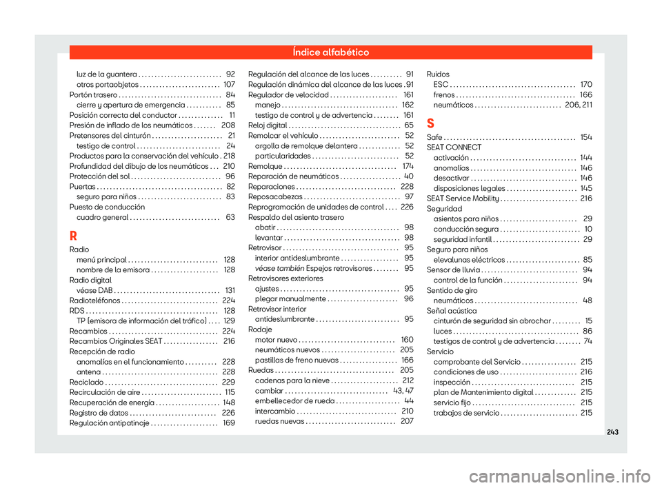 Seat Mii electric 2020  Manual de instrucciones (in Spanish) 