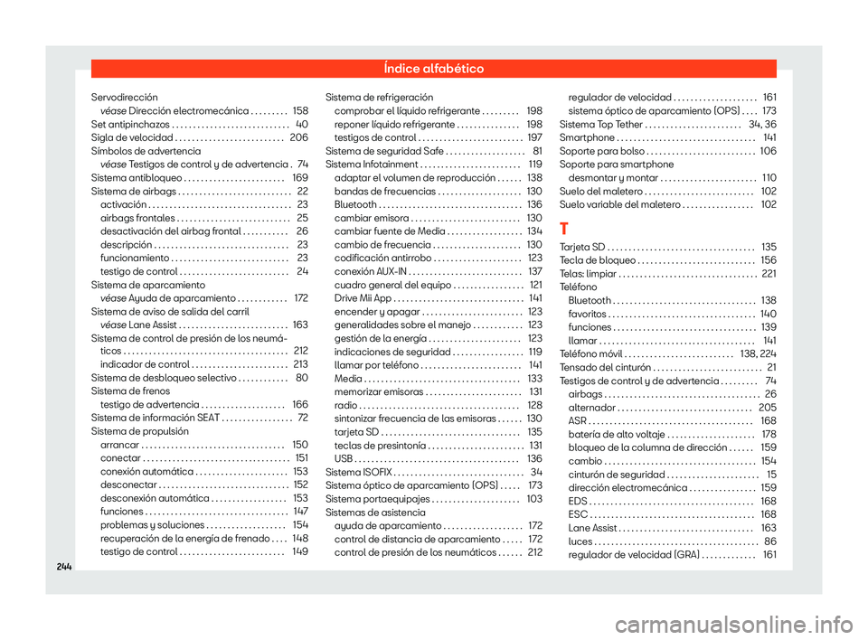 Seat Mii electric 2020  Manual de instrucciones (in Spanish) 