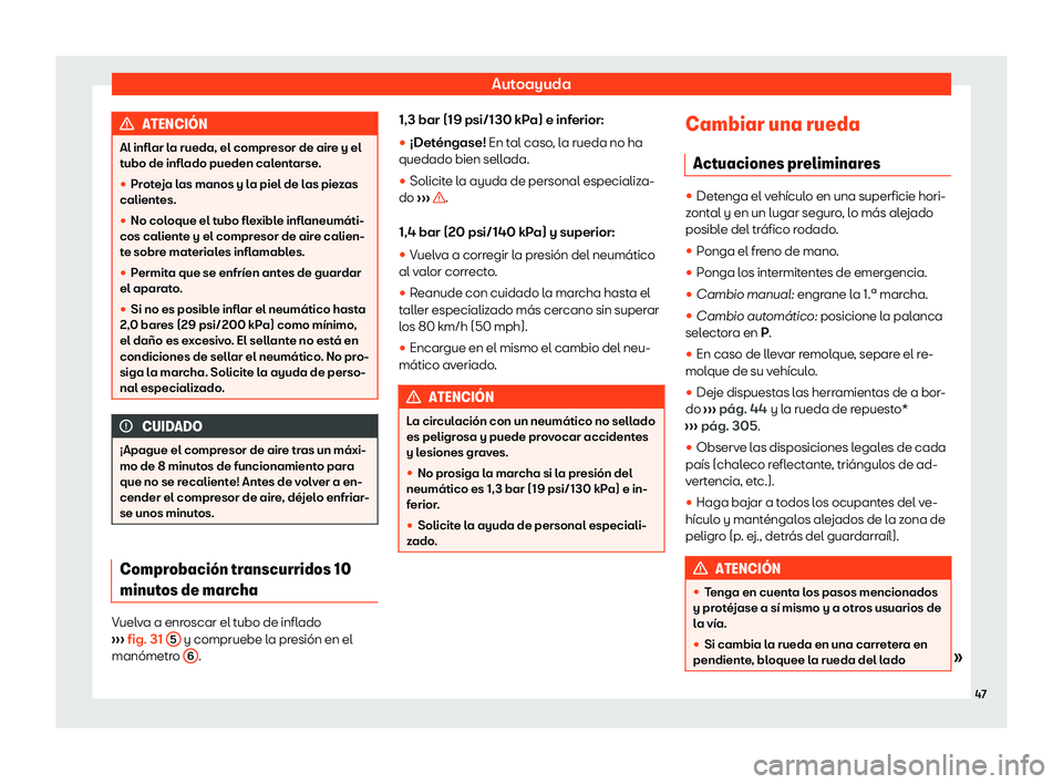 Seat Ibiza 2020  Manual de instrucciones (in Spanish) Autoayuda
ATENCI