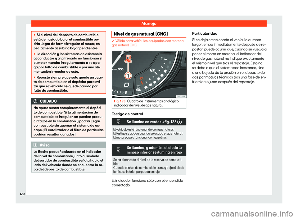 Seat Arona 2018  Manual de instrucciones (in Spanish) Manejo
