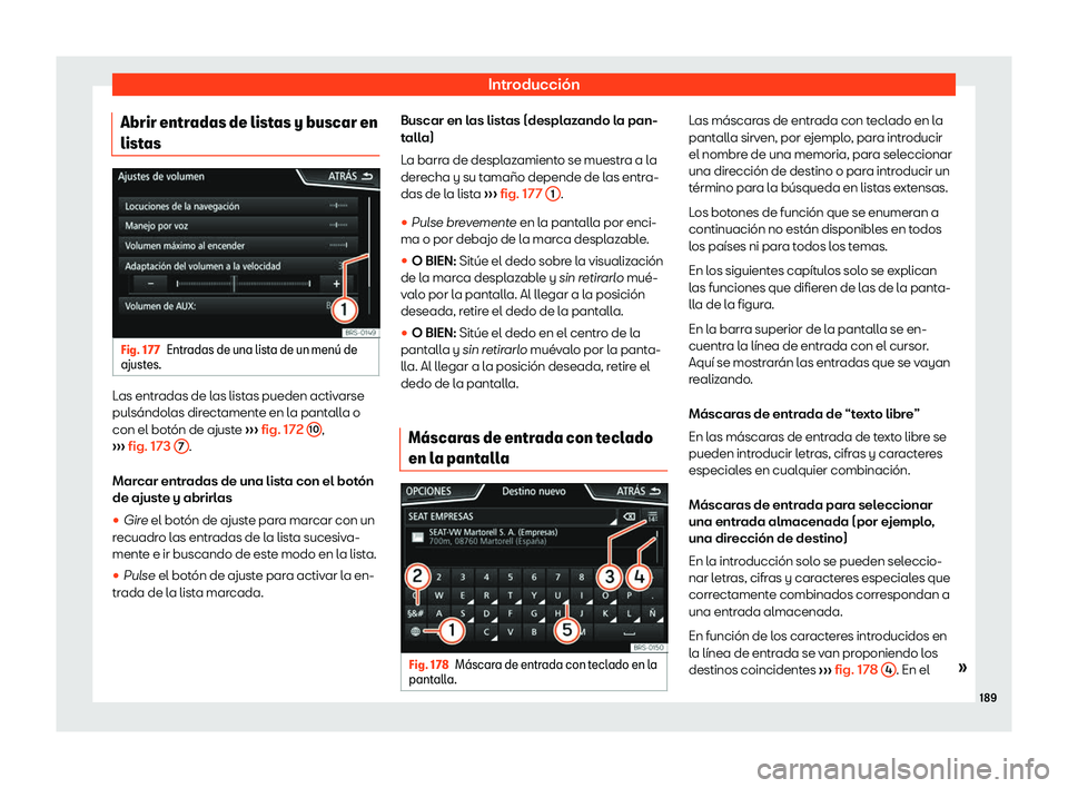 Seat Arona 2018  Manual de instrucciones (in Spanish) Introducci