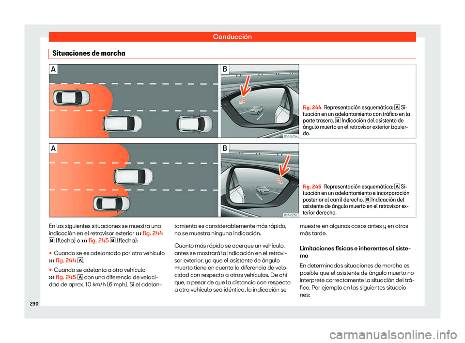Seat Arona 2018  Manual de instrucciones (in Spanish) Conducci