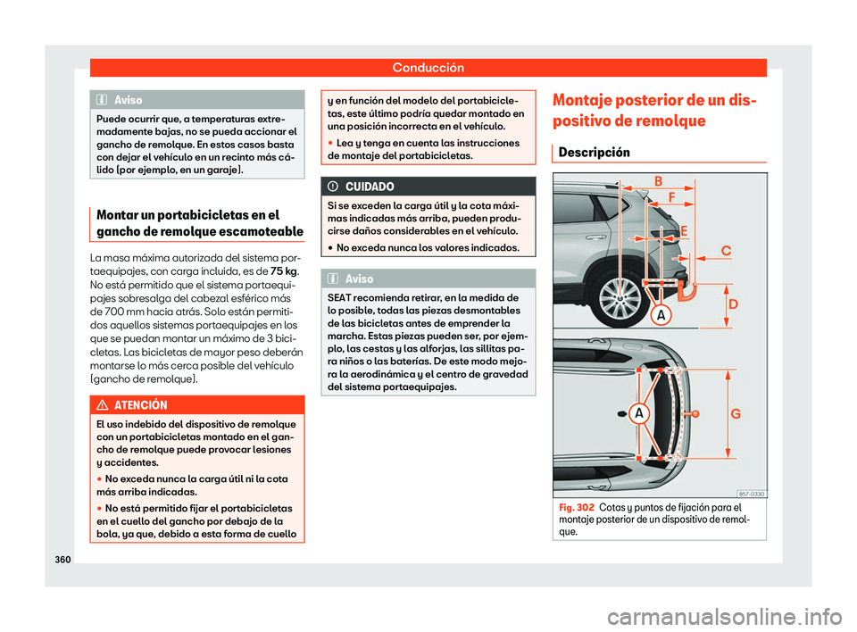 Seat Ateca 2019  Manual de instrucciones (in Spanish) Conducci