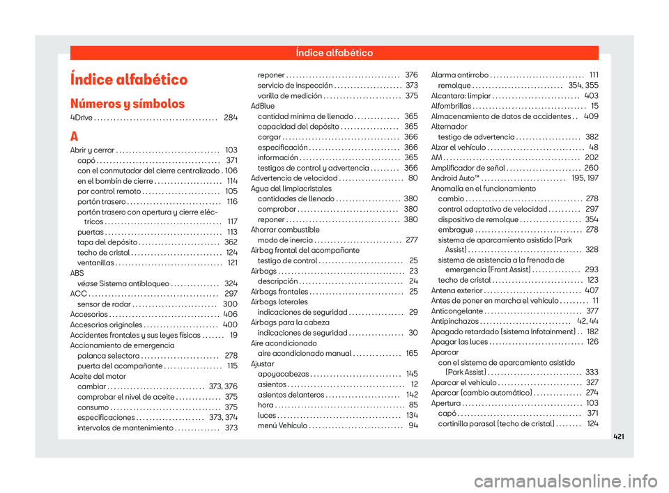 Seat Ateca 2019  Manual de instrucciones (in Spanish) 