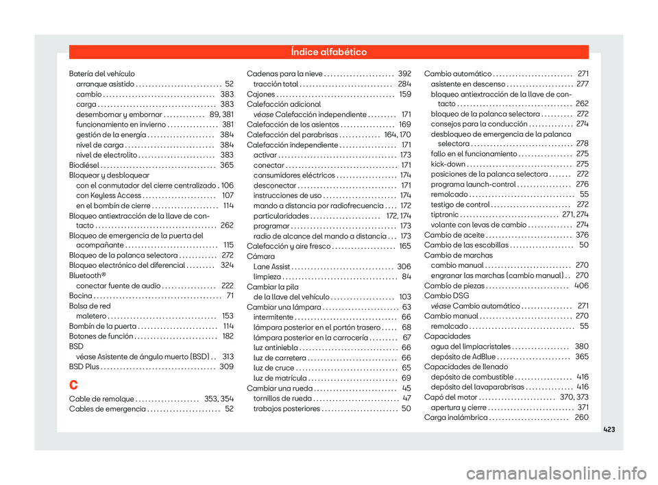 Seat Ateca 2019  Manual de instrucciones (in Spanish) 