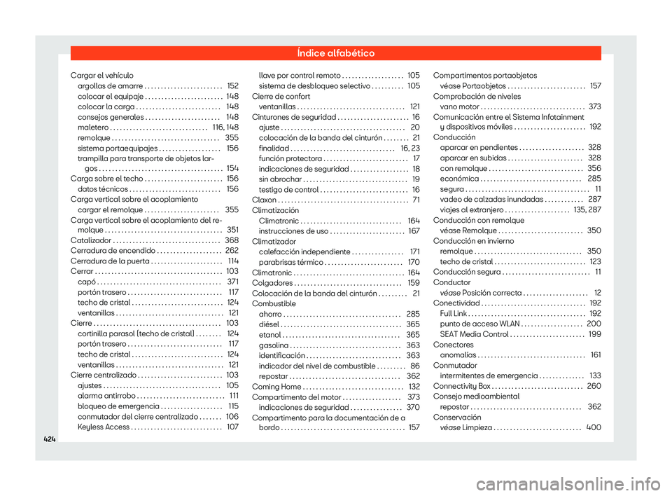 Seat Ateca 2019  Manual de instrucciones (in Spanish) 
